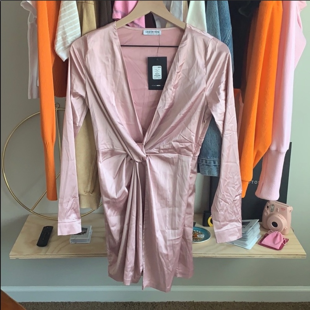 Satin Fashion Nova dress